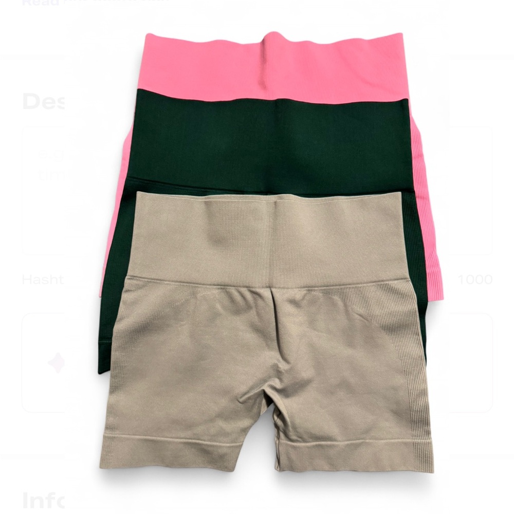 Bundle of 3 SET Active Sculptflex bike shorts XL